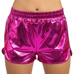 Shorts Metallic Rosa