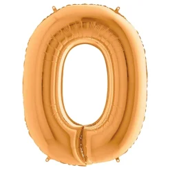 Sifferballong Guld Metallic