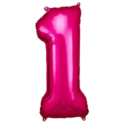 Sifferballong Rosa Metallic
