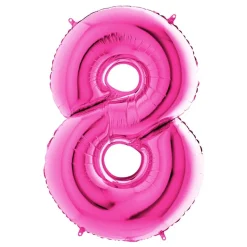 Sifferballong Rosa Metallic