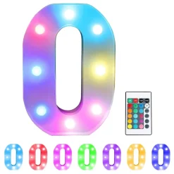 Siffra RGB med LED-Belysning
