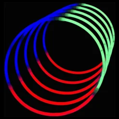 Självlysande Halsband Tri-color