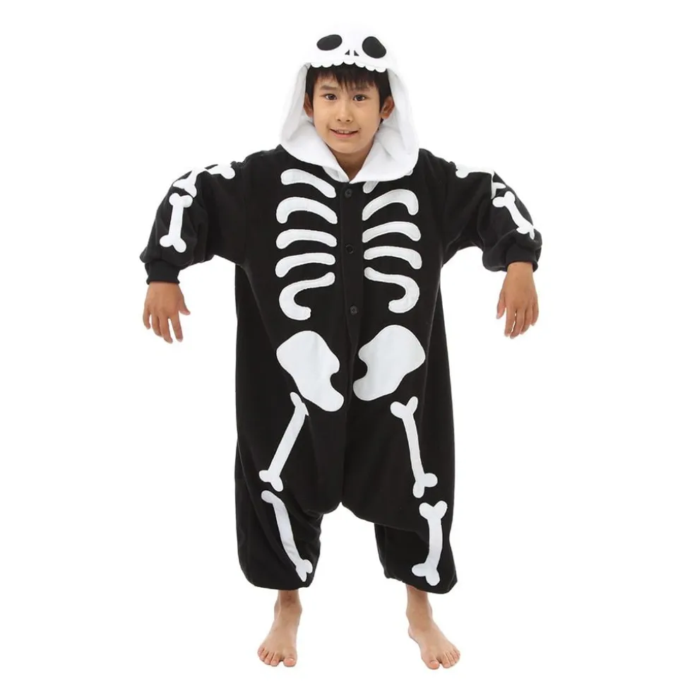 Skelett Barn Kigurumi