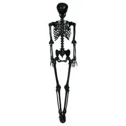 Skelett Svart Prop