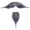 Skägg & Mustasch Silver