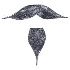 Skägg & Mustasch Silver