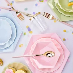 Skålar Hexagonala Vert Decor Lila