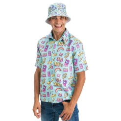 Solhatt 90's Blå