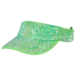 Solskärm med Strass Grön