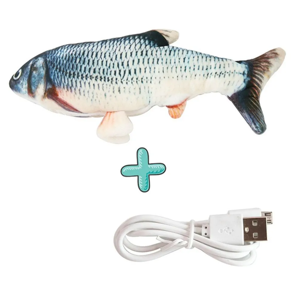 Sprattlande Fisk Kattleksak