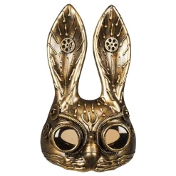 Steampunk Kanin Halvmask