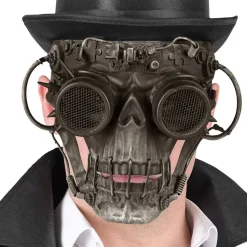 Steampunk Skelett Mask