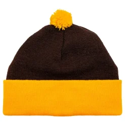 Stickan Mössa Gul/Brun