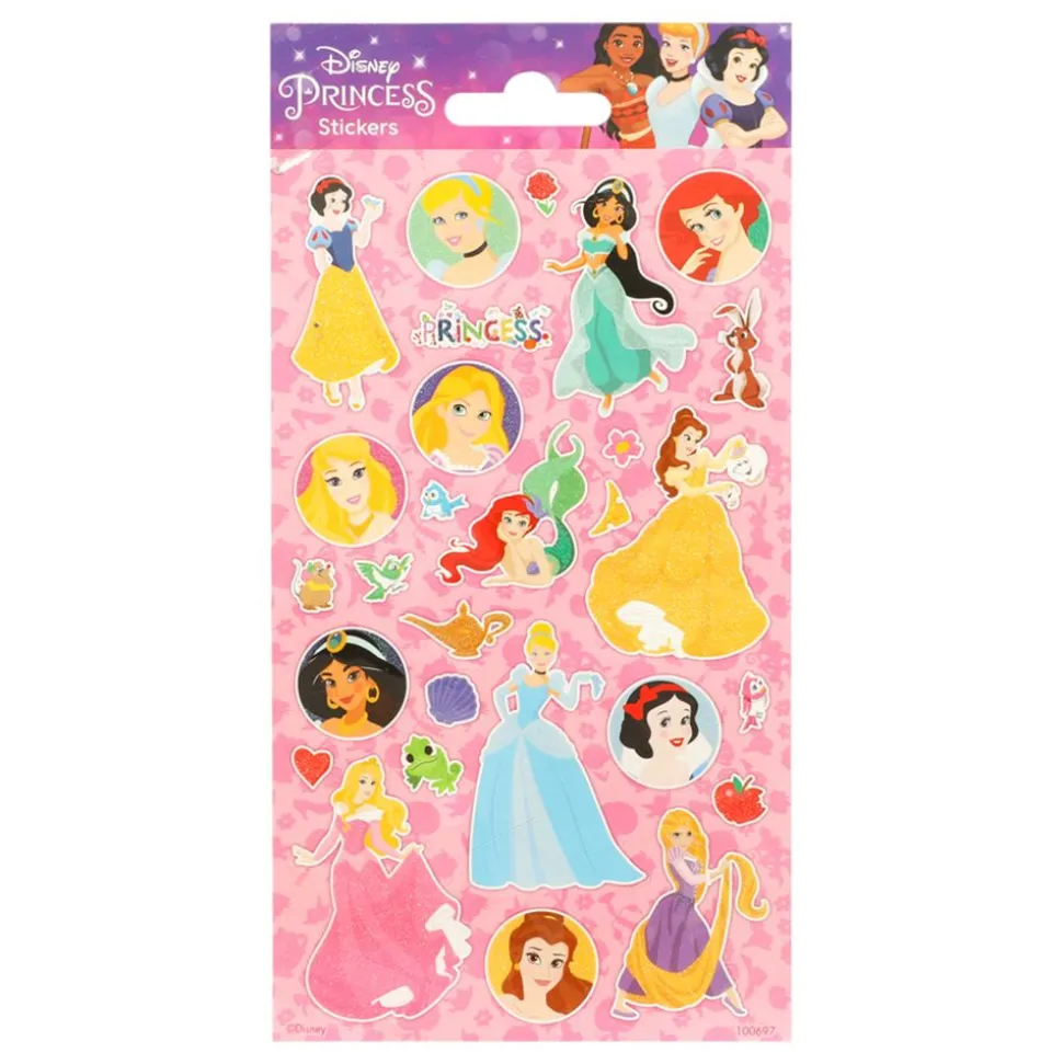 Stickers Disney Prinsessor Glitter