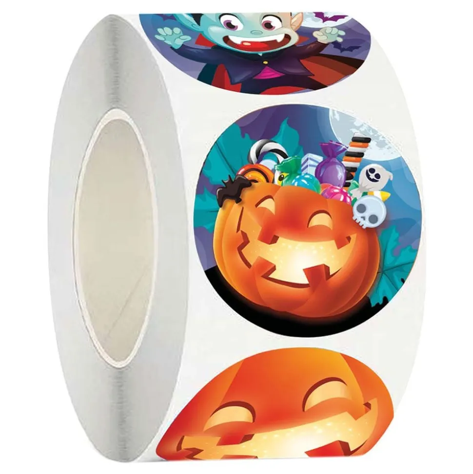 Stickers Halloween på Rulle