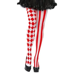 Strumpbyxor Harlequin Röd Deluxe