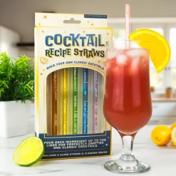 Sugrör i Glas med Drinkrecept