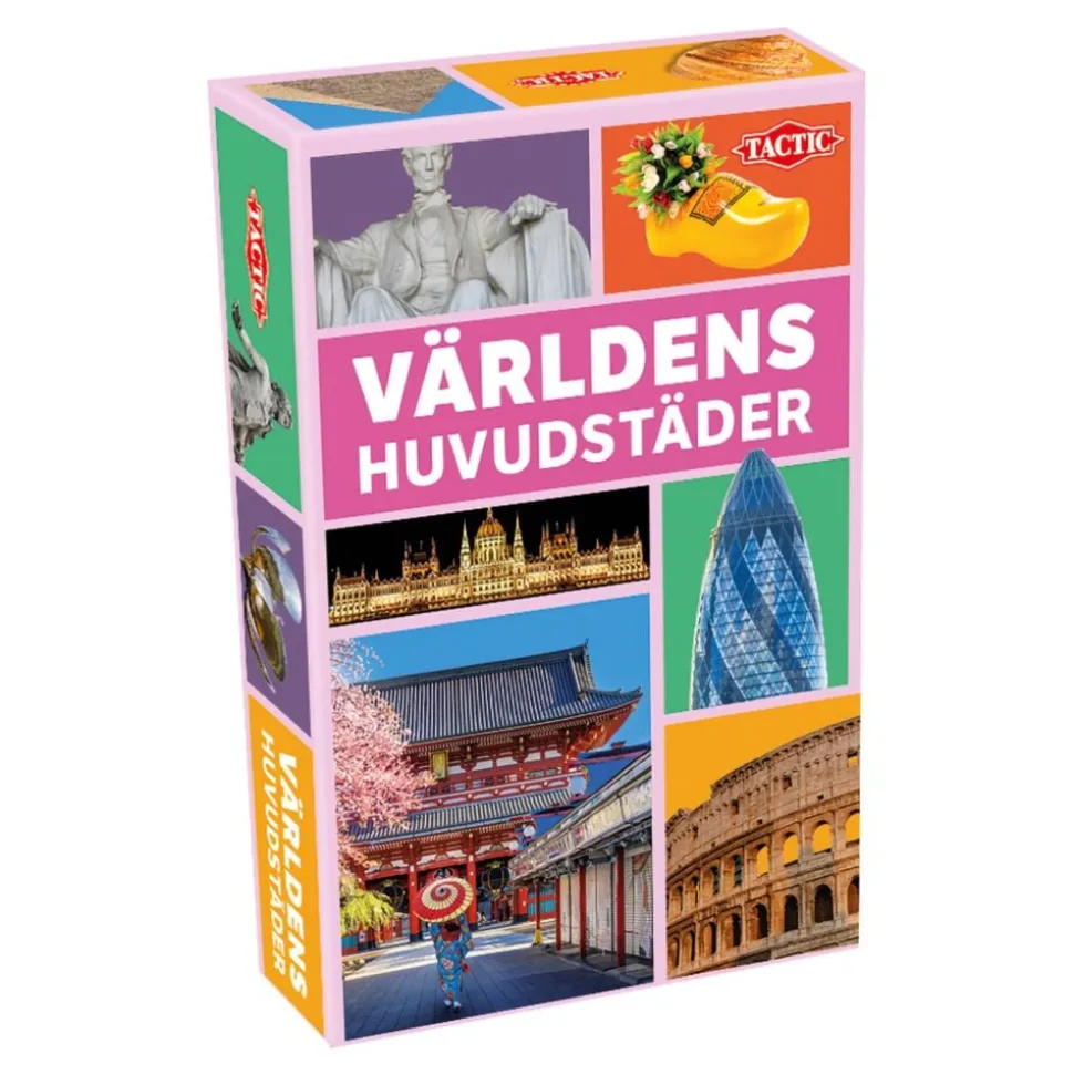 Tactic Världens Huvudstäder Kortspel