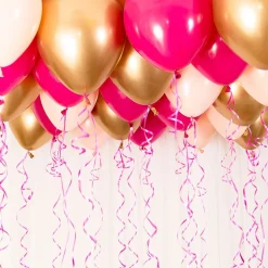 Takballonger Rosa/Guld