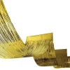 Takgardin Metallic Guld Fransar
