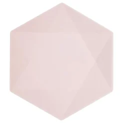 Tallrikar Hexagonala Vert Decor Rosa