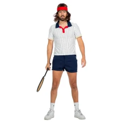 Tennisspelare Retro Herr Maskeraddräkt