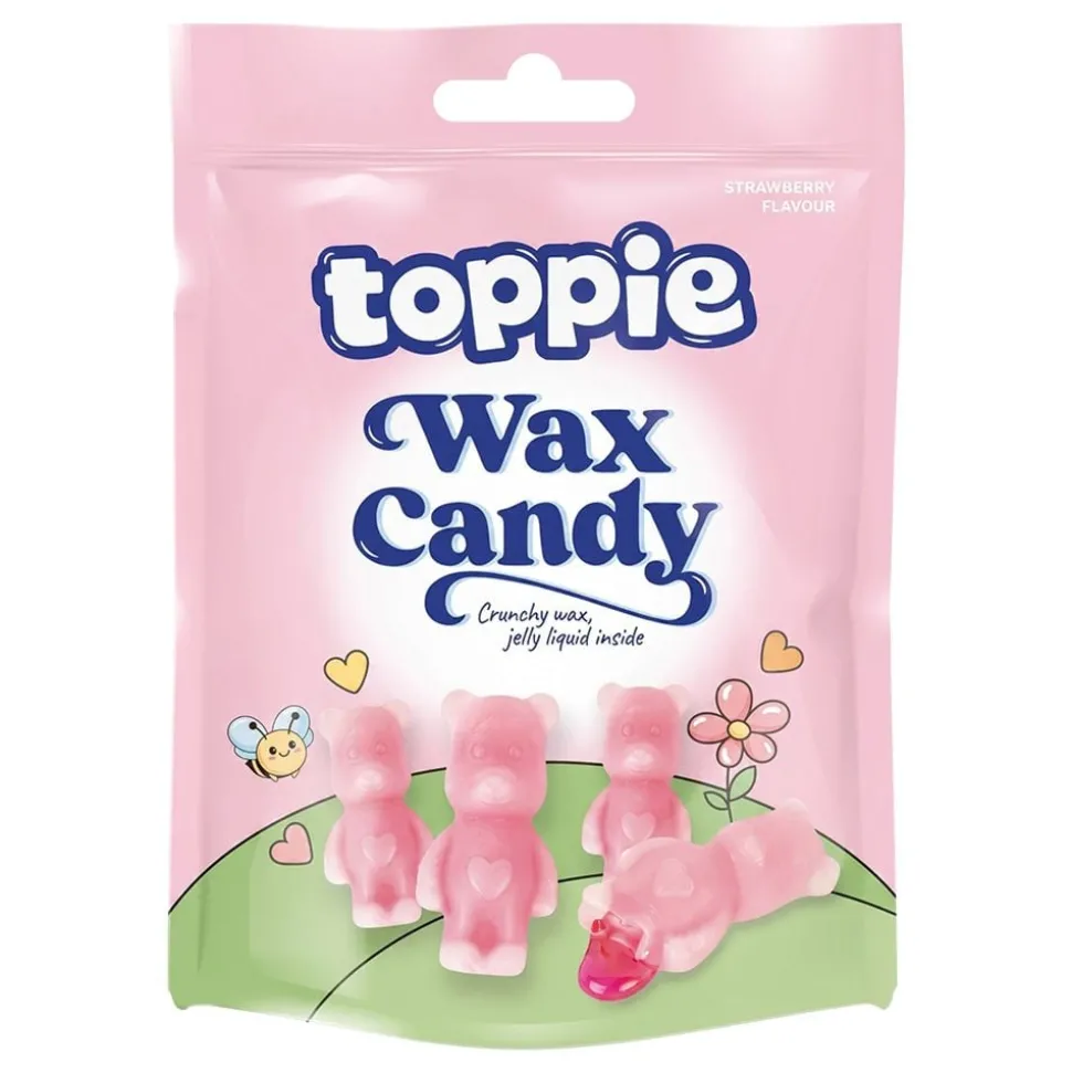 Toppie Wax Candy Bear Jordgubb