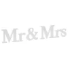 Träbokstäver Vita Mr & Mrs