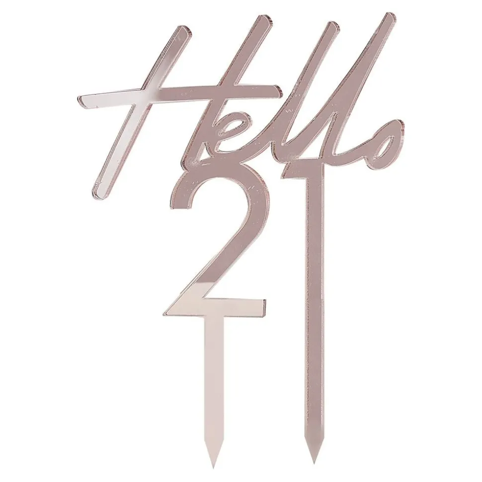 Tårtdekoration Siffra Hello