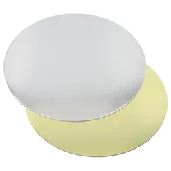 Tårtfat Runt Silver/Guld