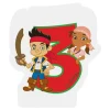 Tårtljus Siffra 3 Captain Jake