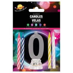 Tårtljus med LED-Ljushållare