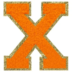 Tygmärke Bokstav Orange