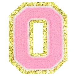 Tygmärke Bokstäver Rosa