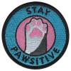 Tygmärke Stay Pawsitive