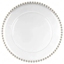 Underläggstallrik Transparent med Pärlor