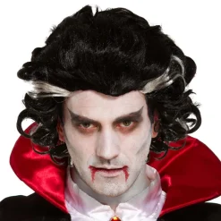 Vampyr Svart Peruk