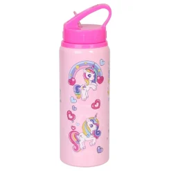 Vattenflaska Unicorn Rosa i Aluminium