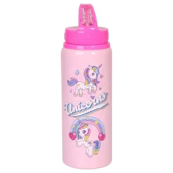 Vattenflaska Unicorn Rosa i Aluminium