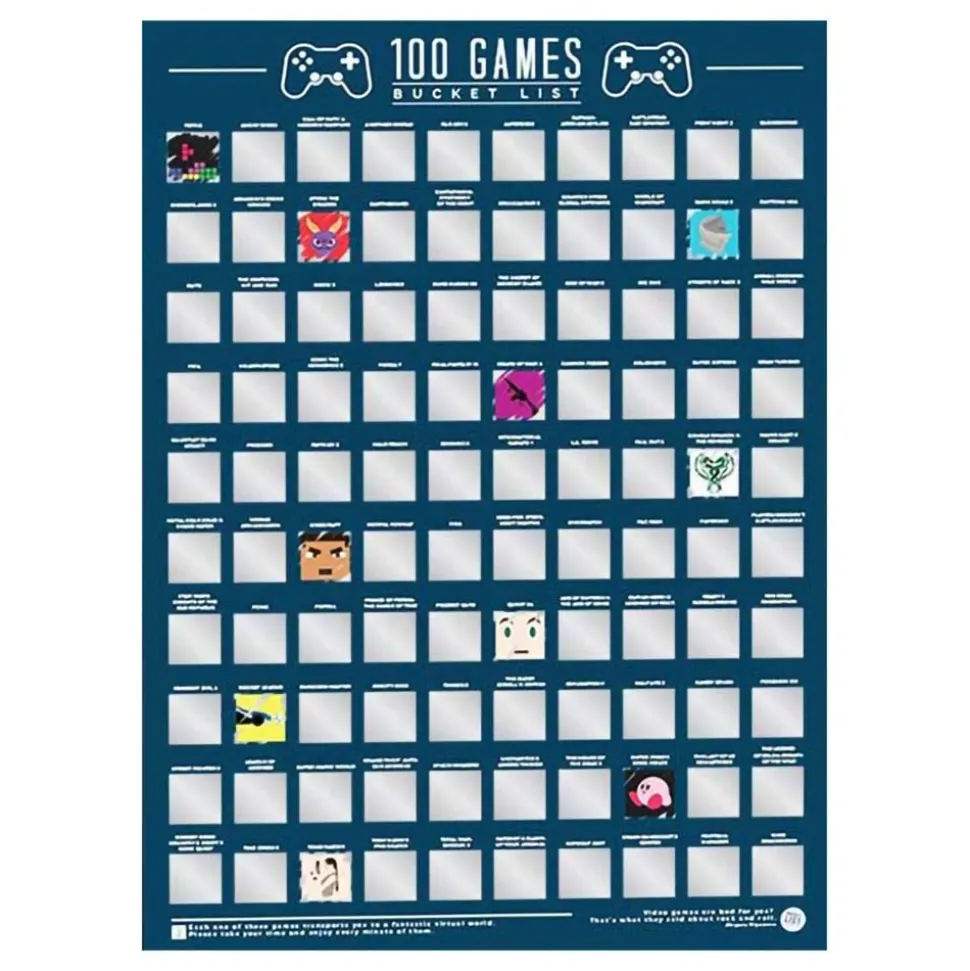 100 Video Games Bucket List Skraptavla