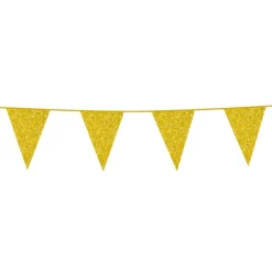 Vimpelgirlang Guld Glitter