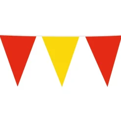 Vimpelgirlang Röd/Gul Stor