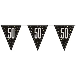 Vimpelgirlang 50 Svart/Silver