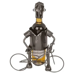 Vinställ i Metall Cyklist