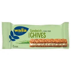 Wasa Sandwich Cheese & Chives Storpack