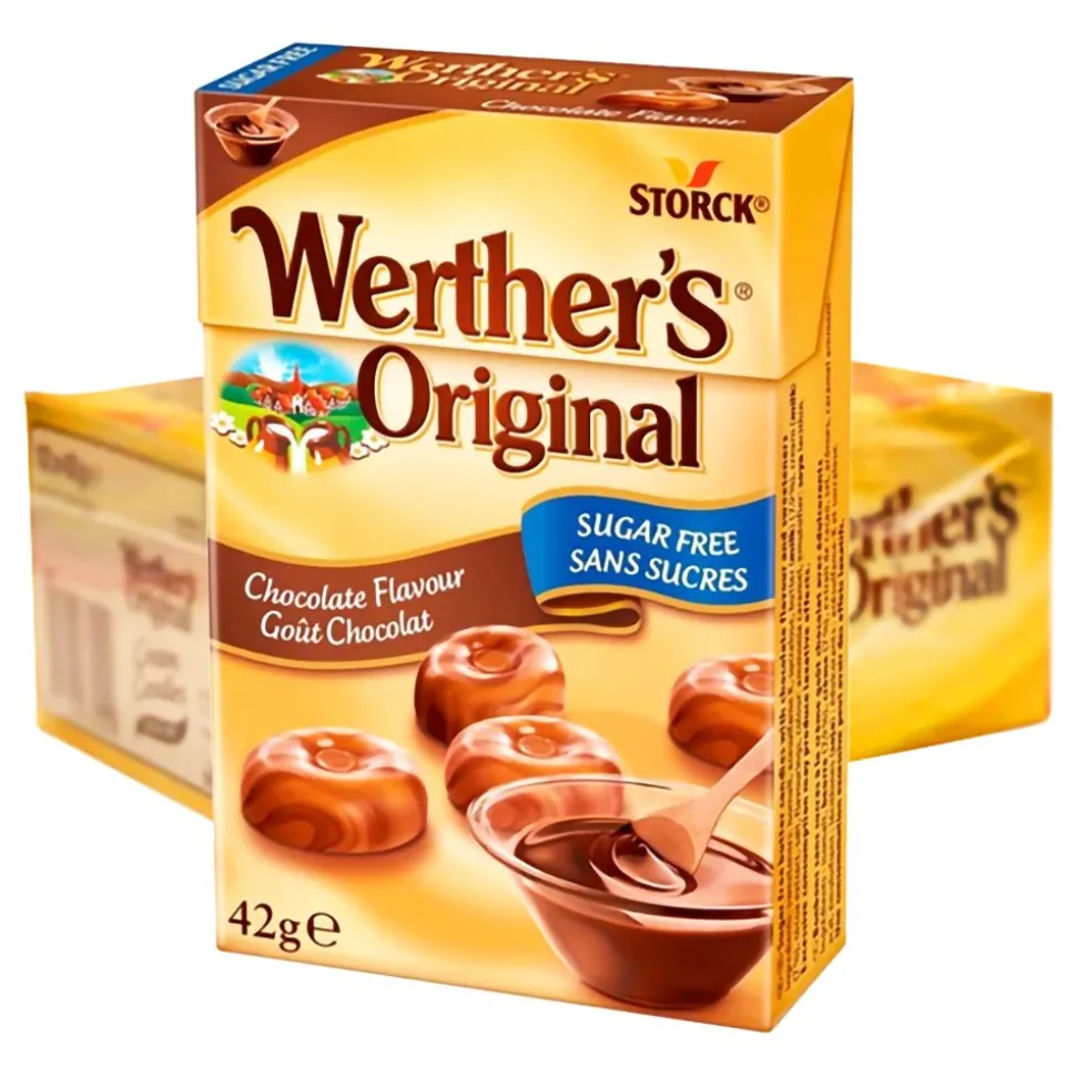 Werthers Choco Sockerfri Storpack