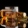 Whiskyglas med Cigarrhållare