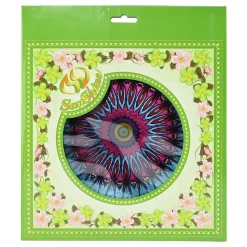 Wind Spinner i Metall Påfågel Rosa