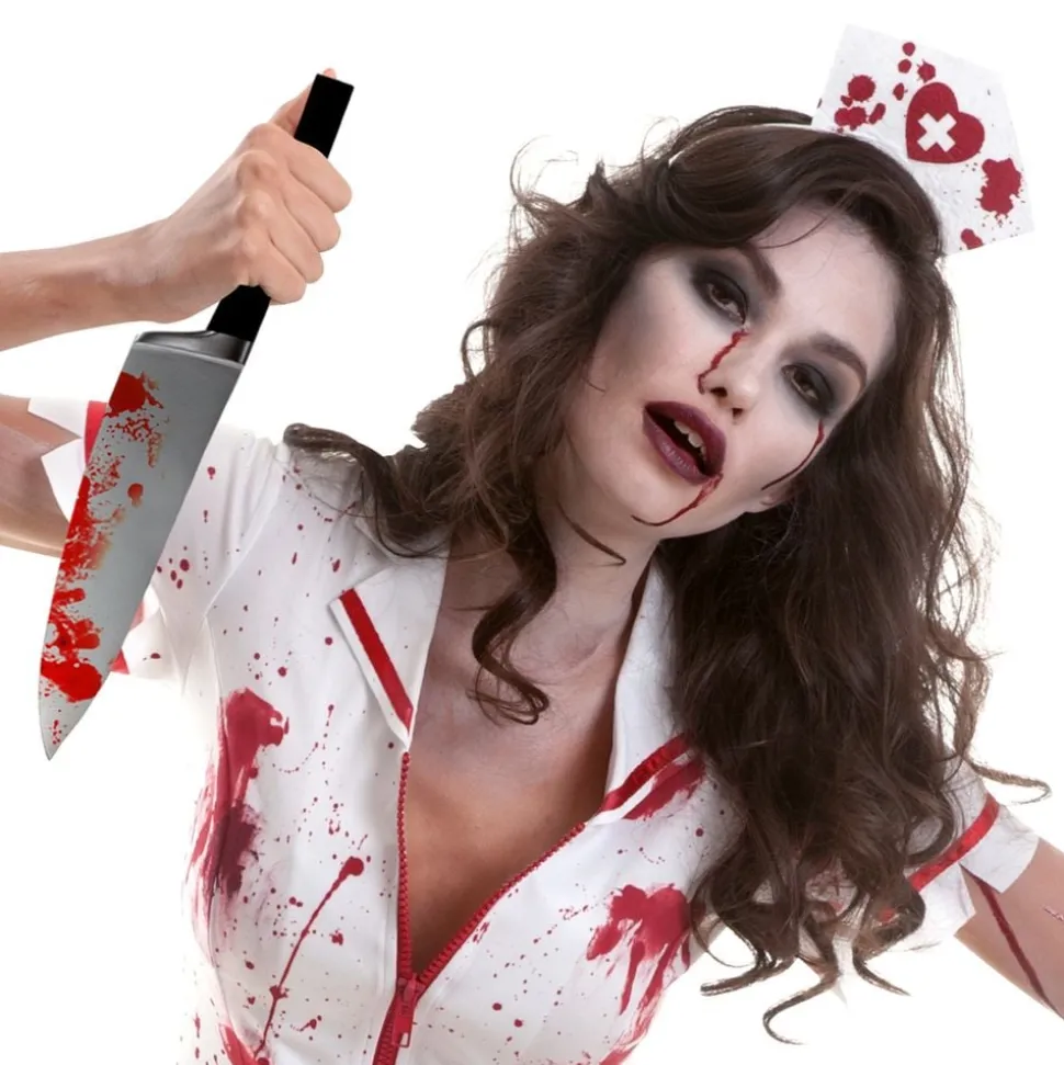 Zombie Sjuksköterska Maskeraddräkt